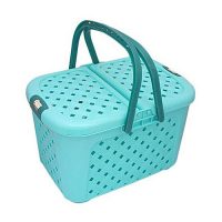 SmartU Homecare Portable Storage Picnic And Carry Basket With Lid