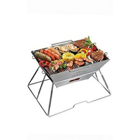 Sofia Mart Foldable BBQ Grill With Skewers Large