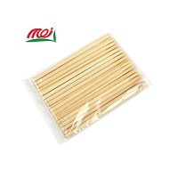 Subkuchpk Pack of 100 BBQ Bamboo Sticks Brown 4 Inches Long