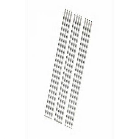 Super Mart Pack of 12 BBQ Skewers Silver