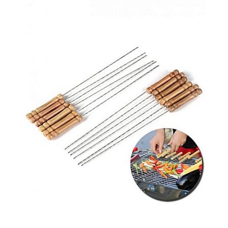 TechnoWorld Pack of 6 BBQ Skewers
