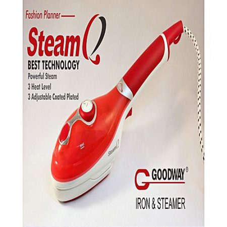 Trusti Product 2 in 1 Power full Steaming Ironing White & Red Trusti Products