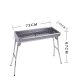 Zapple Portable Stainless Steel Charcoal Bbq Grill With Stand Silver