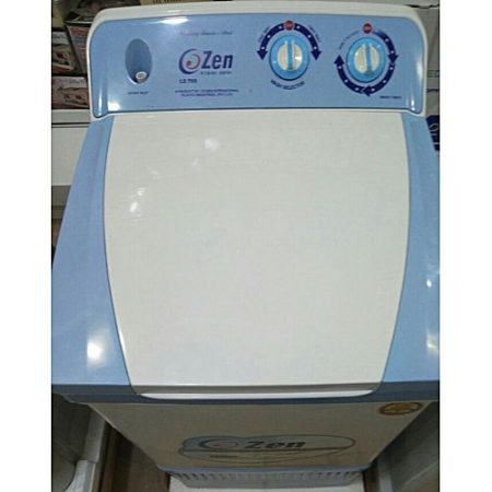 Zen Top Load washing machine (CZ-700) White Blue body,copper motor,electric sheet,energy saver,unique design