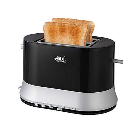 Anex AG-3017 2 Slice Toaster Black