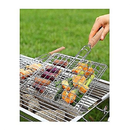 Apni Dukan Bq Hand Grill - Silver ha319