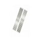 AtoZ Pack Of 12 - BBQ Flat Tikka Skewers - Silver ha438