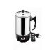 AUA Collections Electric Tea Kettle - Black & Silver