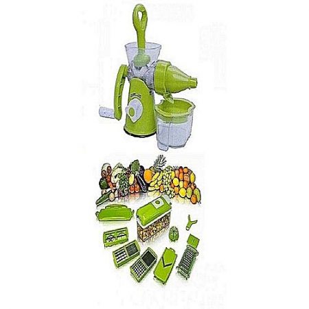bb collection Pack of 2 Juicer Machine with Nicer Dicer Vegetable & Fruits Cutter