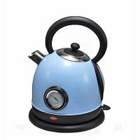 Bluelife 1.8L Stainless Steel EU Plug Electric Kettle With Thermometer - Blue