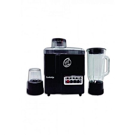 Cambridge Appliance JB6666 - 3 in 1 Juicer Blender - Black