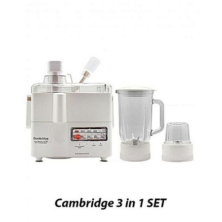 Cambridge CA 3-in-1 Juicer Blender Set - JB-400 - White