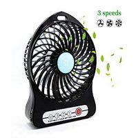 China Town Portable Fan, Mini Usb Rechargeable Fan With 2600Mah Battery Operated And Flash Light,For Traveling,Fishing,Camping,Hiking,Backpacking,Bbq,Baby Stroller,Picnic,Biking,Boating ha61
