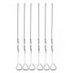 Dynamic Mart Stainless Steel BBQ Skewers Rotatable Pack of 6 - 59 CM ha113