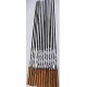 Galaxy Store Stylish Bbq Skewers Wooden Handle - 12 Pcs ha427