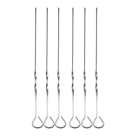 Gardenia Gardenia Stainless Steel BBQ Skewers Rotatable - 38 CM ha170