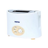 Geepas G B T5318 Bread Toasterwith2 Slice Slots White (Brand Warranty)