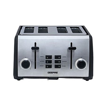 Geepas GBT5328 Toaster Silver