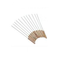 Hot deals Pack of 12 - BBQ Wooden Handle Skewers - Silver And Brown ha253
