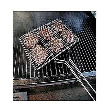 HT Products Bbq Stainless Steel Hand Grill Large ha208
