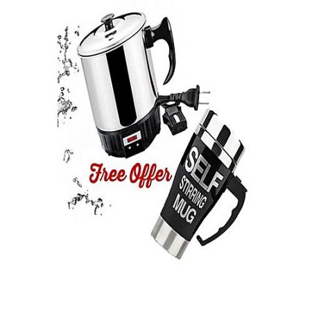 MainRoad Electric Kettle With Coffee Mug