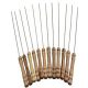 Moti Bazar Pack of 12 - BBQ Wooden Handle Skewers - Brown ha195