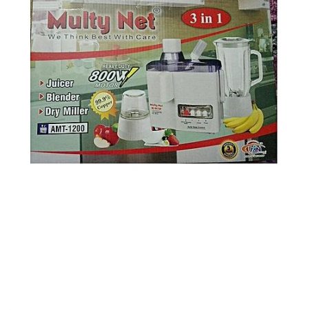 Multy Net 3 in 1 Juicer, Blender & Dry Mill