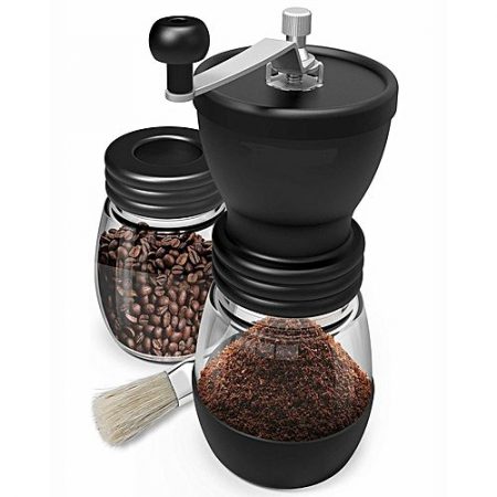 MZ Communication Mz Manual Coffee Mill Grinder With Ceramic Burrs ,