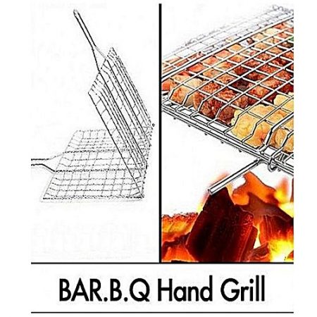 Online Deals Bbq Stainless Steel Hand Grill Large ha137