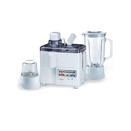 Oxford Appliances 3 in 1 Powerful Juicer Blender Grinder - White (Brand Warranty)