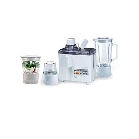 Oxford Appliances 4 in 1 Juicer Blender Grinder & Dry Mill - White