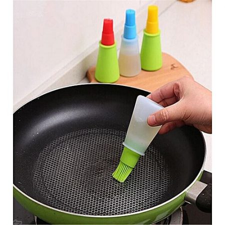 SU. Exclusive Silicone Head Basting Oil Brush For Bbq And Baking Cake ha38