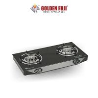 2 Burner Table Top Gas Cooker Automatic Ignition Glass Top ha251