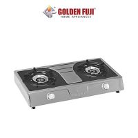 2 Burner Table Top Gas Cooker Automatic Ignition Steel Top ha200