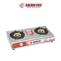 2 Burner Table Top Gas Cooker Automatic Ignition Steel Top ha274