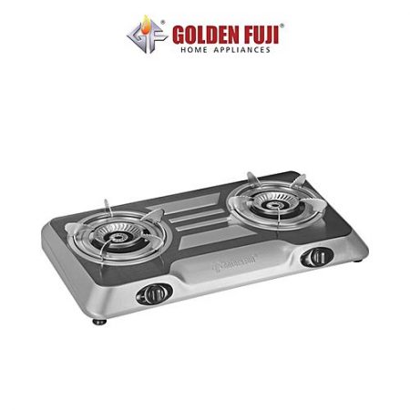 2 Burner Table Top Gas Cooker Automatic Ignition Steel Top ha282