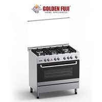 5 Burner Professional Cooking Range Stainless Steel Body ha148