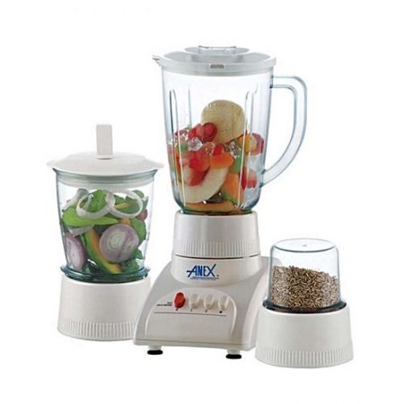 Anex AG-6023 - 3 in 1 Deluxe Blender With Grinders - White ha138