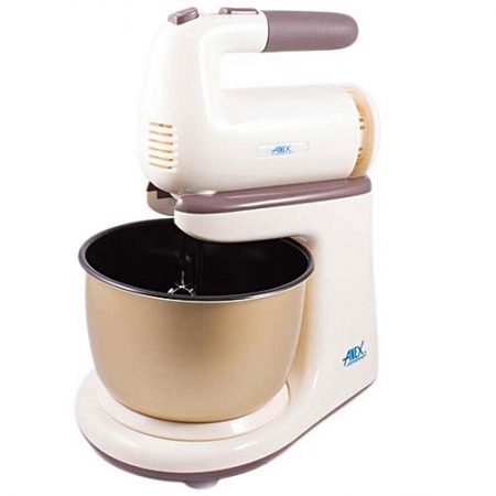 Anex Ag-818 - Deluxe Hand Mixer With Bowl in Multi Colour