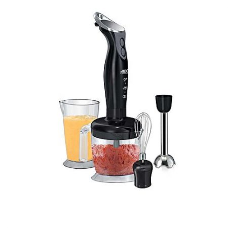 Anex Dual Speed D/C Motor Hand Blender Set - AG-116 - Black ha943