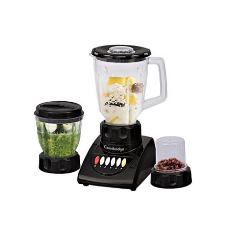 Cambridge Appliance BL 2106-3-In-1 Juicer Blender & Sauce Maker With Dry Mill -250W-Black ha141