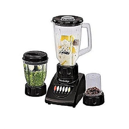 Cambridge Appliance BL 2106-3-In-1 Juicer Blender & Sauce Maker With Dry Mill -250W-Black ha24