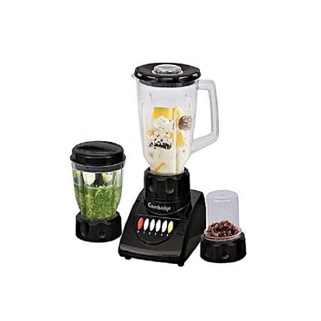 Cambridge Appliance BL 2106-3-In-1 Juicer Blender & Sauce Maker With Dry Mill -250W-Black ha41