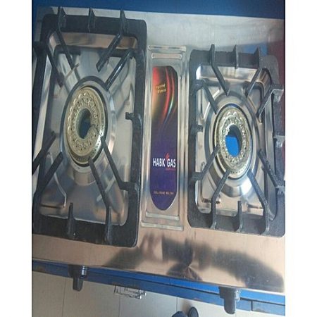 FLEX GAS APPLIANCES Double burner(stove),one piece,heavy duty, stain less steel,new design ha25