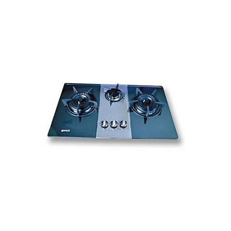 HANCO HH T730SB Built in Gas Hob Black And Silver ha54