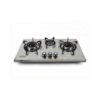 HANCO Hob Model 401 3 Burners Tempered Glass Black ha62