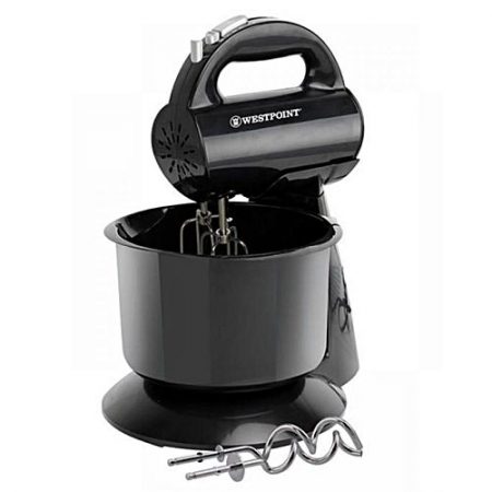 Westpoint Deluxe Hand Mixer with Stand Bowl - WF-9503 - 300 Watts - Black ha470
