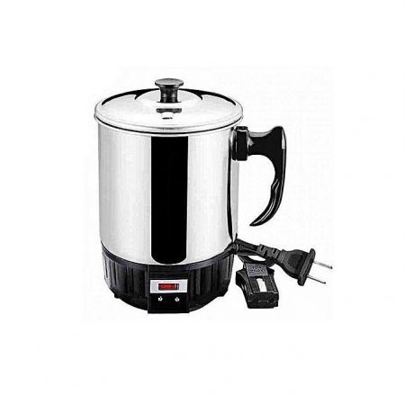 Electric Kettle - Black & Silver ha82