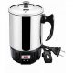 Electric Tea Kettle - Black & Silver ha130