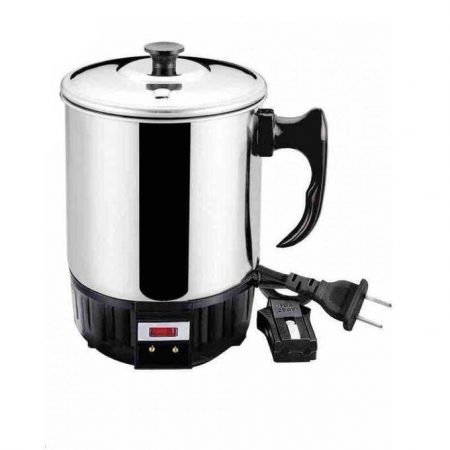 Electric Tea Kettle - Black & Silver ha191